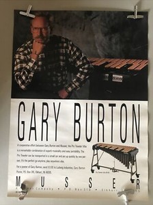 Ludwig Musser Pro Traveler Vibe M48 w Gary Burton Poster 16 X 22”