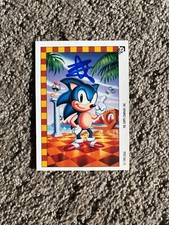 BEN SCHWARTZ SIGNED SONIC THE HEDGEHOG 1993 TOPPS CARD PROOF AUTOGRAPH