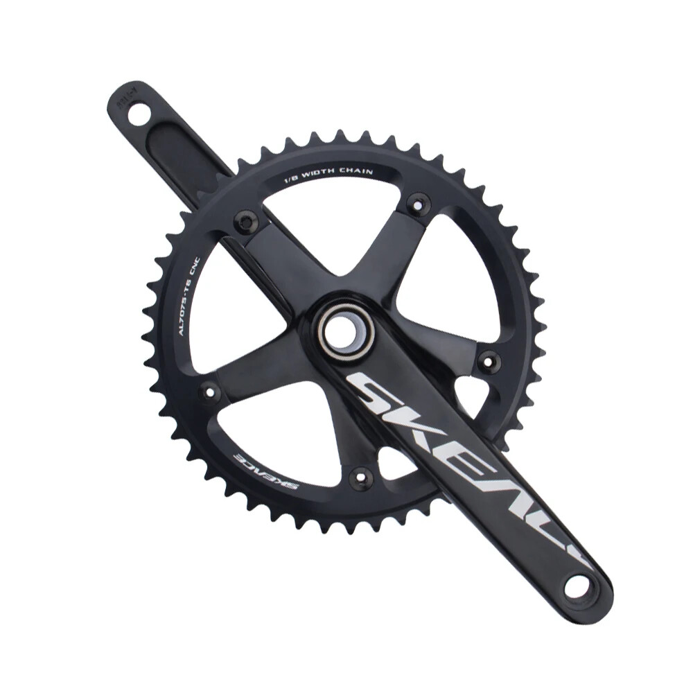 Crankset Fixed Gear Bicycle Crank 165mm 144BCD 49T