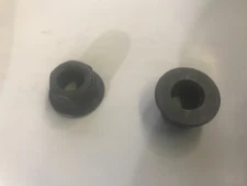 (100) HEX FLANGE NUTS , BLACK SPL, 1/2"-13 , SPIRALOCK