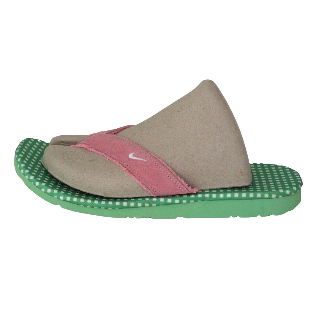 Nike Leather Upper Solid Sandals for Women