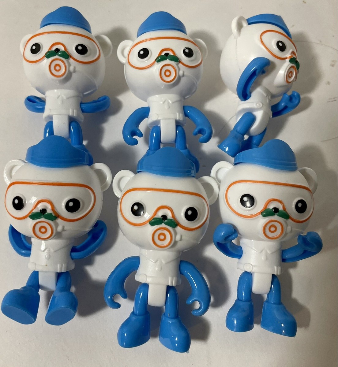 Fisher Price Meomi Octonauts Octo-Crew (2010) Lot of x 3