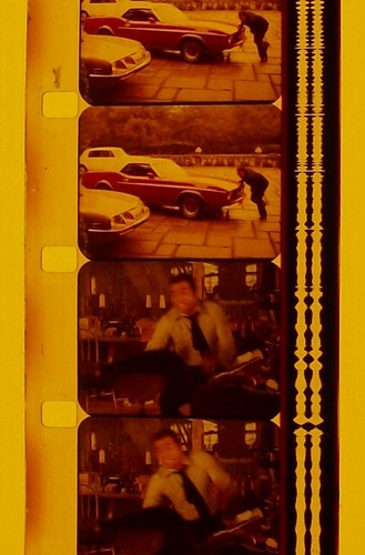 HUSTLE TRAILER COMMERCIAL WARM COLOR 16MM FILM ROLLED NO REEL B37 - Imagen 5 de 6