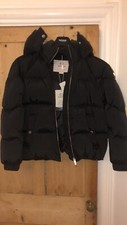 Bnwt-woolrich Ladies Short Alsea Down Jacket-black-size S-rrp £725
