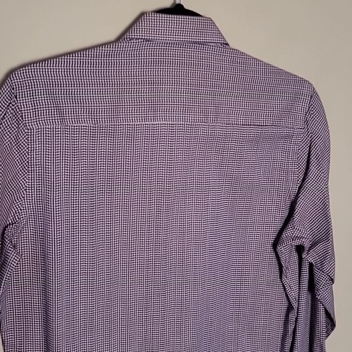 Robert Graham Purple Stripes Button Up Shirt Boys Sz 14-16 - Picture 5 of 8