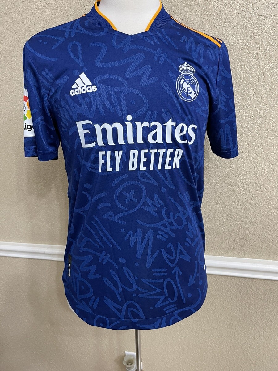Real Madrid Liga Size 6 Player Issue Benzema France Shirt