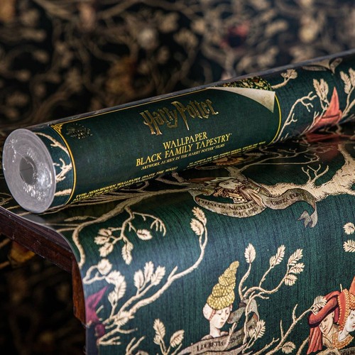 MinaLima Harry Potter Black Family Tapestry Deluxe Wallpaper Roll 0.5x10m SEALED