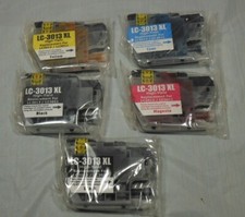 5 Printer Ink Cartridge for Brother LC3013XL, Cyan, Magenta, Yellow, 2 Black