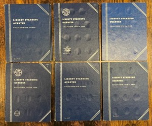 Standing Liberty Silver Quarter Collection 1916 - 1930 Whitman Folder Album Used