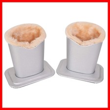 Pack of 2 Plush Lined Eyeglasses Holder Stand Protective Glasses Case For Des...