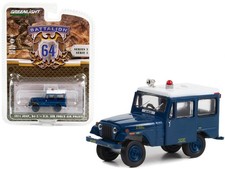 1/64 1971 Jeep DJ-5 "U.S. Air Force Air Police" Blue with White Top "Battalion