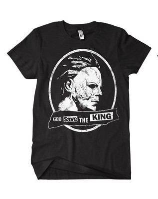 God Save Michael T-Shirt Fun Kult Horror Zonie Myers Jason 13 Halloween Slasher