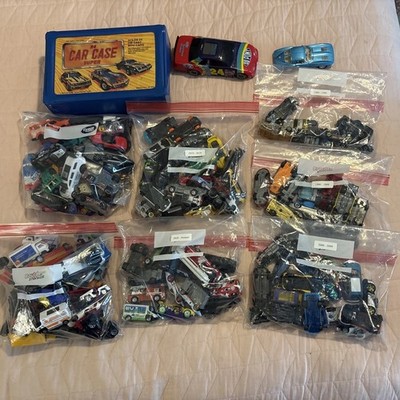 Huge Hot Wheels Matchbox Diecast Lot 150+ Cars Sorted Eras Case & 1:24 NASCAR
