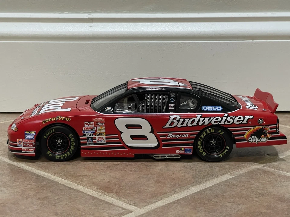 2000 Dale Earnhardt Jr Budweiser Bud Chevrolet Monte Carlo NASCAR Action 1/18 - Image 2 of 4