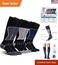 Moisture-Wicking Knee-High Ski Socks 2/3/4 Pack for Ultimate Winter Performance