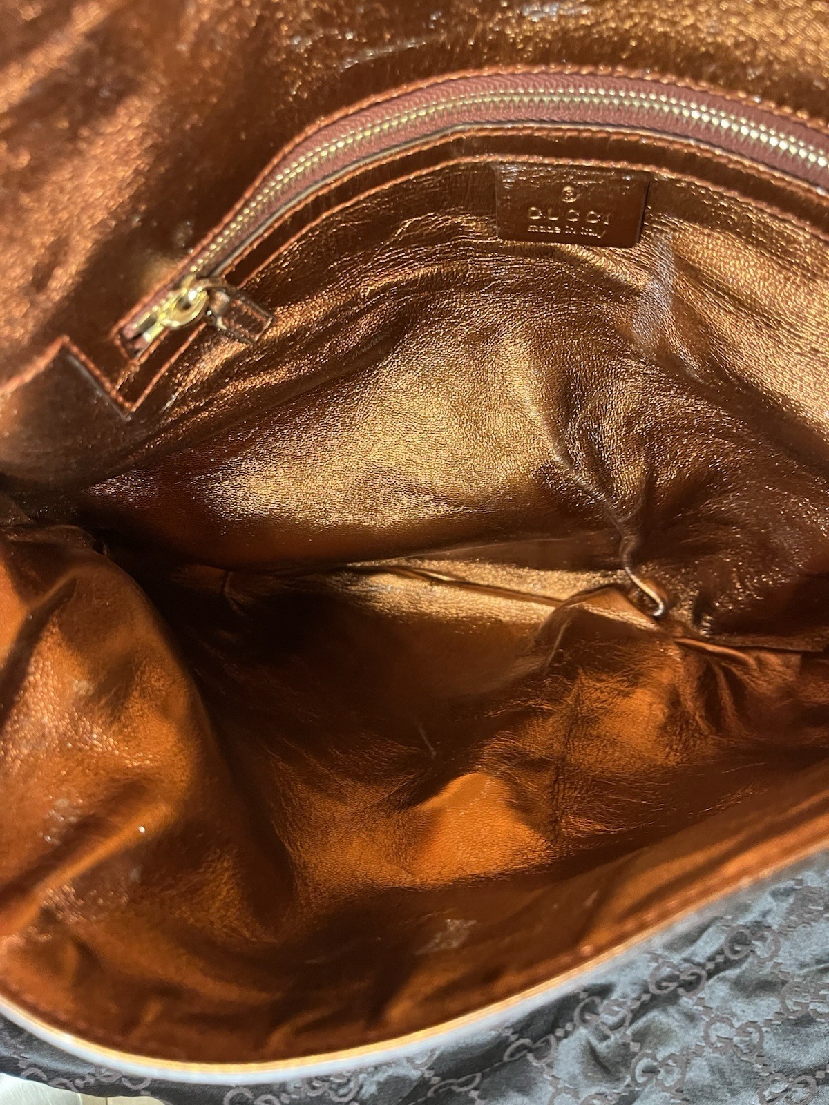 Authentic Gucci Interlocking G Britt  Python Bag … - image 17