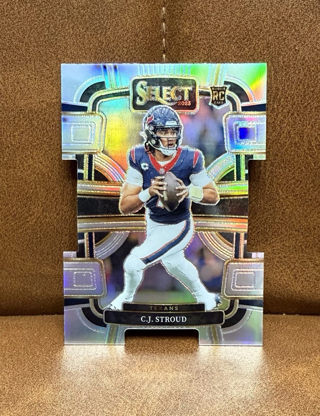 2023 Panini Select - Concourse C.J. Stroud #41 Silver Prizm Die-Cut (RC)
