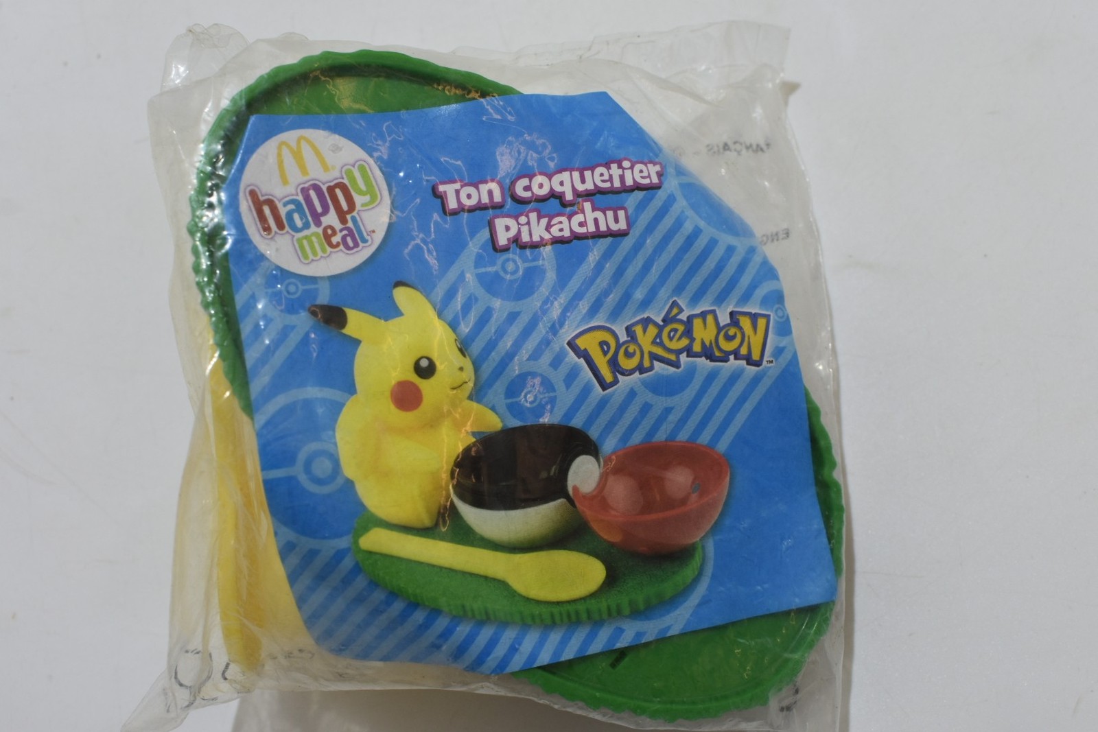 Coquetier Pokémon Pikachu figurine Mc Do 2015 pour petit-déjeuner enfant