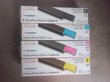 XEROX TONER SET C525 A C2090 FS BLACK + YELLOW + CYAN + MAGENTA FOUR IN TOTAL