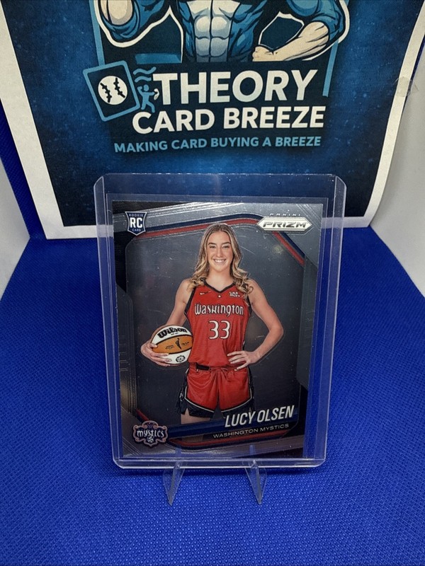 2025 Panini Prizm WNBA #145 Lucy Olsen Photo Variation Rookie RC Mystics