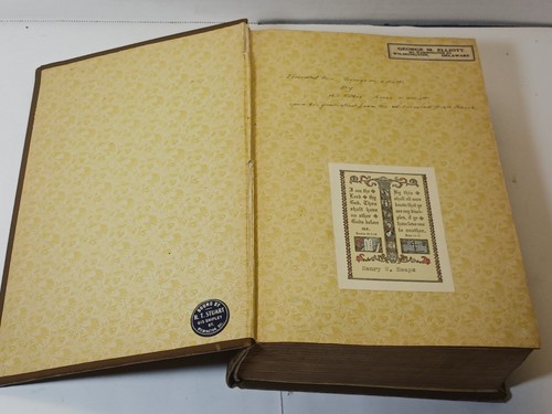 Antique 1881 Shakespeare Complete Works Avon Edition Illustrated Large - Foto 4 di 13