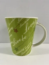 Starbucks 2005 Love Live Be 10oz. Mug Cup Live in Harmony Red Green Stars
