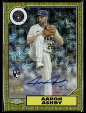 2022 Topps Chrome Silver Pack Auto 1987 35th Aaron Ashby RC Auto 043/199