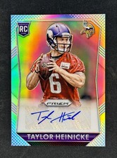 2015 Panini Prizm - Rookie Signatures Taylor Heinicke #RS-TH Silver Prizm /350