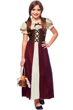 Brand New Renaissance Medieval Peasant Girl Child Costume