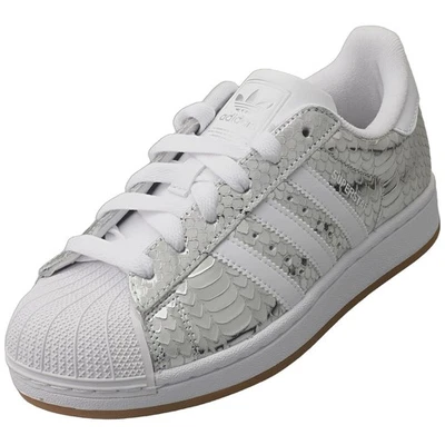 Adidas Superstar II Damen Fashion Sneaker Silber Weiß - Bild 1 von 4