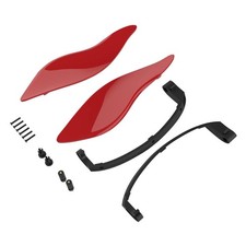 Color-Matched rcycle Air Deflectors Batwing Fairing Wind for '14-Later Harley