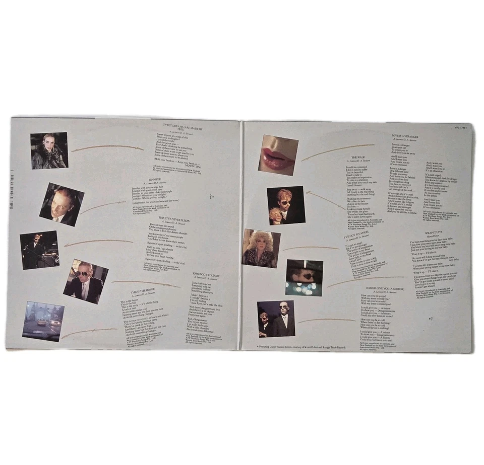 EURYTHMICS "Sweet Dreams (Are Made Of This)" 1983 AUSSIE 10Tk VINYL LP - Image 3 of 4