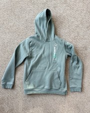 Under Armour Boys YLG Green Fleece Pullover Hoodie Long Sleeve Logo