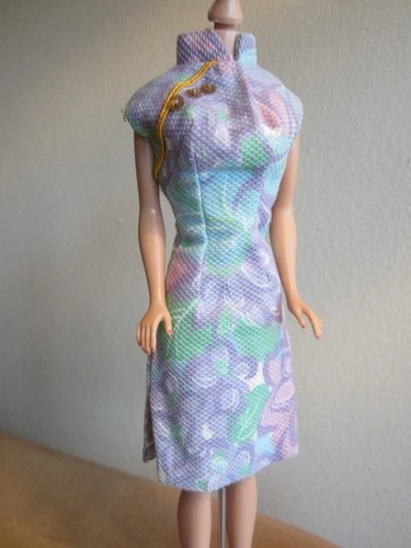 Asian style vintage Clone Mod Era Dress - fits Barbie, Tammy, etc.