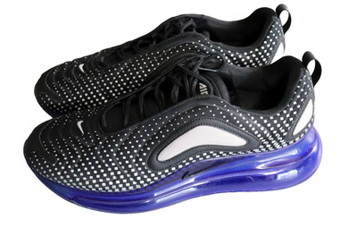 Nike Air Max 720 Pixel Gradient Shoes Mens Size 11.5 Black Racer Blue AO2924-013