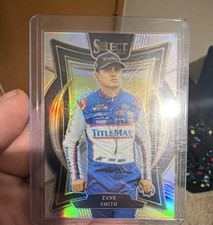 2025 Panini Select Racing Zane Smith #45 Grandstand Prizm NASCAR Card Front Row