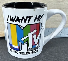 I Want My MTV Music Television Ceramic Mug - 14 oz - 2019 Viacom International