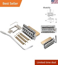 Pro 52.5mm Tremolo Bridge with 36mm Brass Block for Squier Strat - Chrome Finish