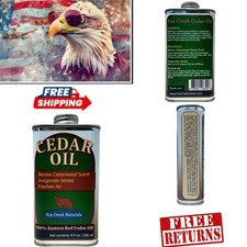 Natural 8oz Juniperus Virginiana Cedar Oil - Aromatherapy and Insect Repellent