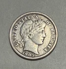 1905 S Barber Dime F