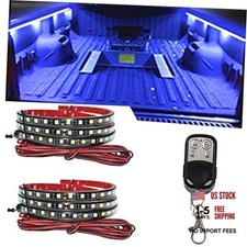 2Pcs 60'' LED Truck Bed Light Strip Kit,Tail Light Strip,Car Interior Blue
