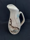 Vintage Red Wing Pottery Bob White Quail 11 3/4" Pitcher Jug