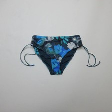 Triumph Womens Summer Flex Midi X Bikini Briefs UK 12 Blue Floral Swim Bottoms