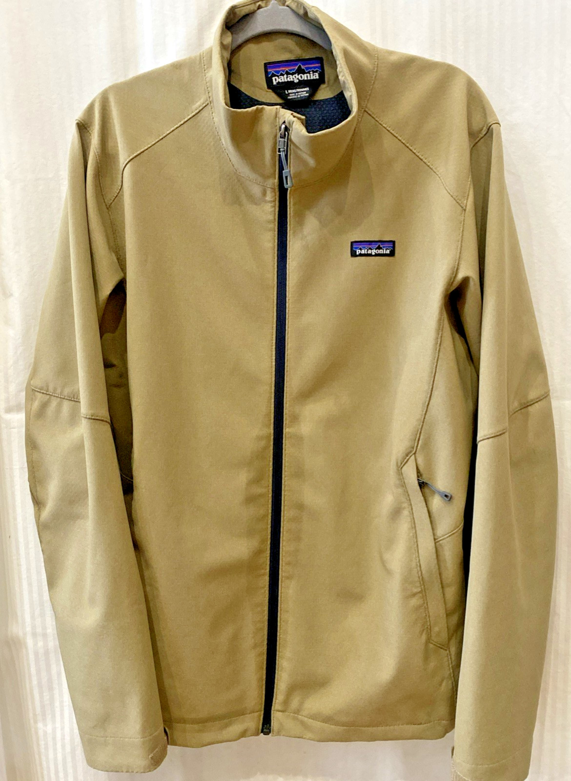 Vintage Patagonia Baggies Jacket Full-Zip Beige/ Khaki Men’s Sz L