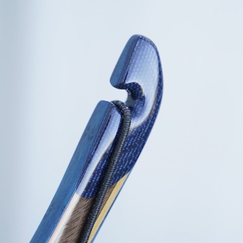 52'' Crimea Tatar Bow Blue Birdseye Maple AF Archery Recurve Hourse Bow,40lbs - Picture 6 of 8