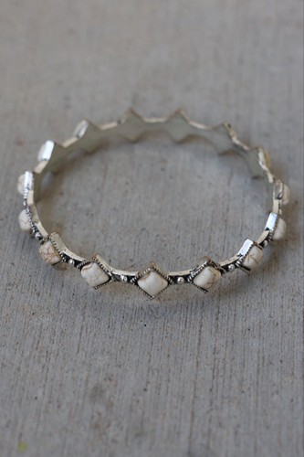 White Turquoise Bracelet Grace Boutique