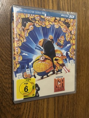 Blu-ray 3D DESPICABLE ME 4 Region Free US Seller! German Package English Audio!