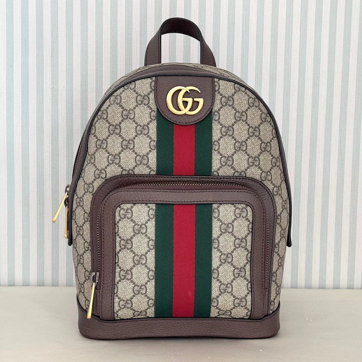 Canvas Exterior Backpack Striped Bags & Handbags for Women  display picture 1
