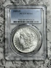 1885 O Morgan Dollar New Orleans PCGS MS64 Uncirculated Silver $1 Coin 49793628
