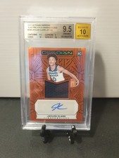 2023-24 Obsidian Jaylen Clark RPA Electric Etch Orange Flood RC Auto /75 BGS 9.5